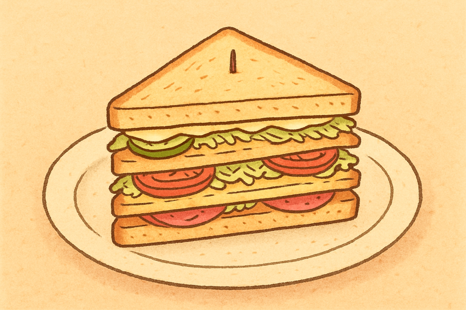 Club sandwich  — nutrition facts and gut health info