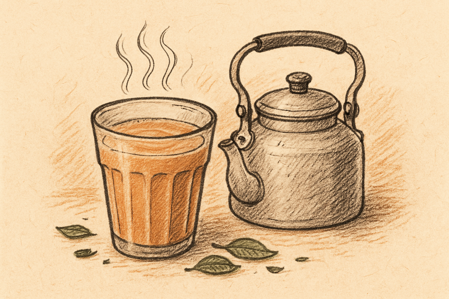 Hot tea (Garam Chai) — nutrition facts and gut health info
