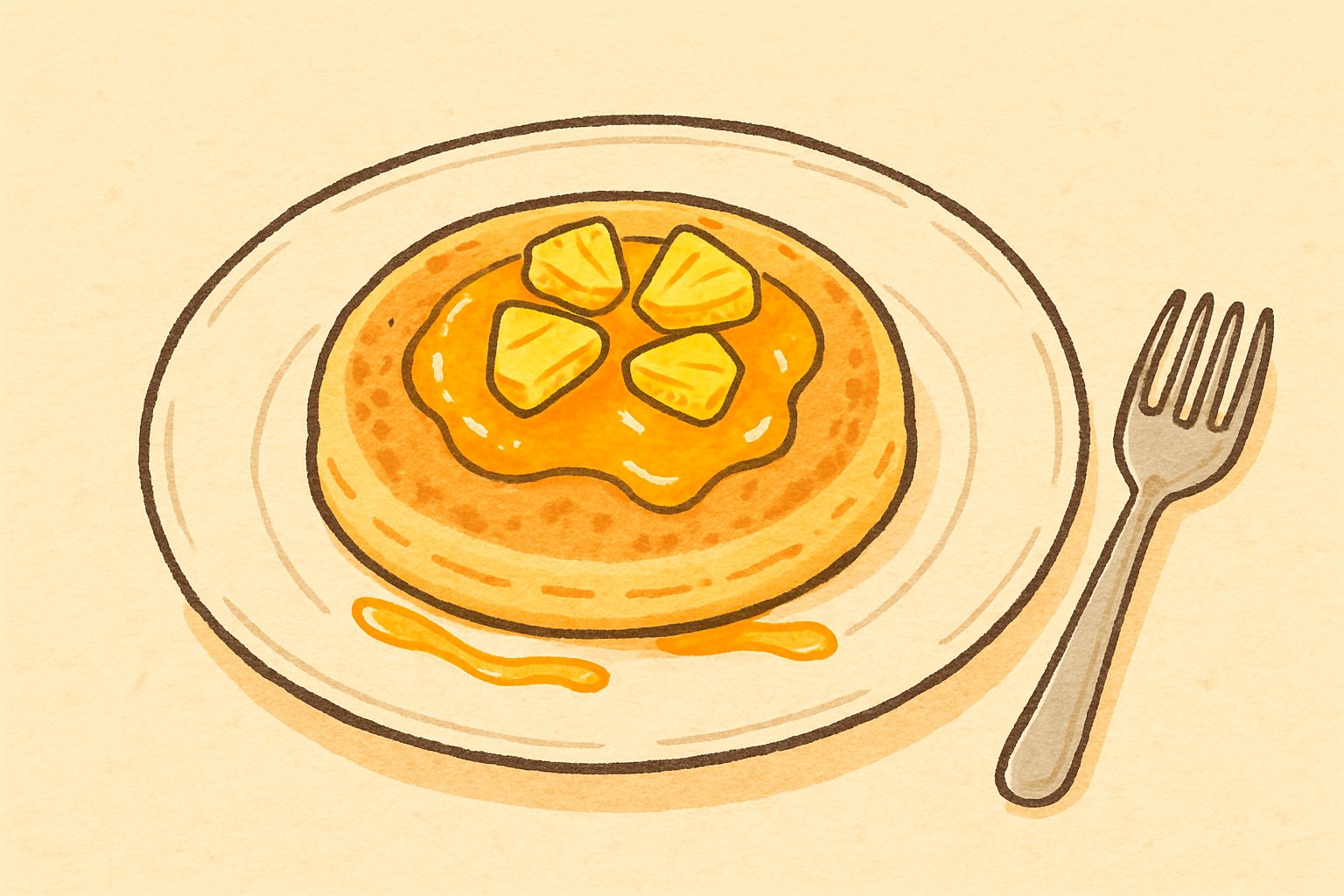 Jam and fruit pancake — nutrition facts and gut health info