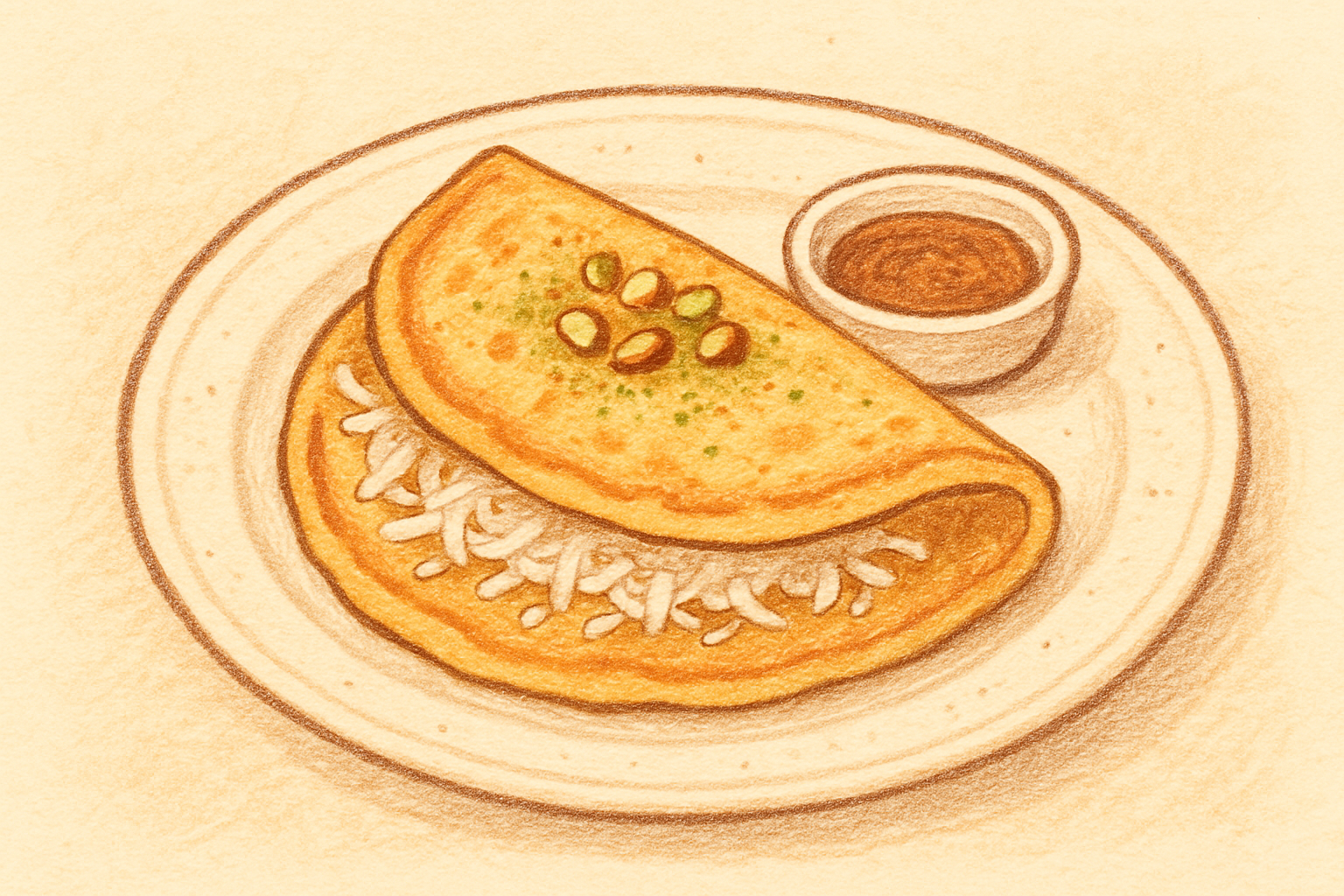 Khoa and coconut pancake — nutrition facts and gut health info