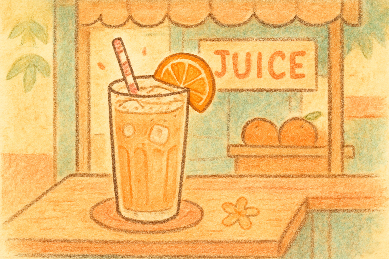 Orange milkshake (Narangi milkshake) — nutrition facts and gut health info