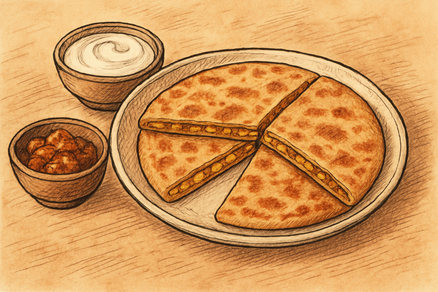 Paneer parantha/paratha nutrition facts — 263 kcal, 8g protein per parantha