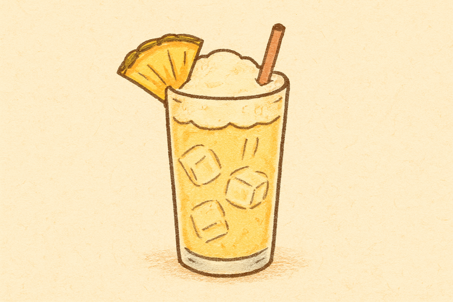 Pineapple milkshake (Ananas milkshake) — nutrition facts and gut health info