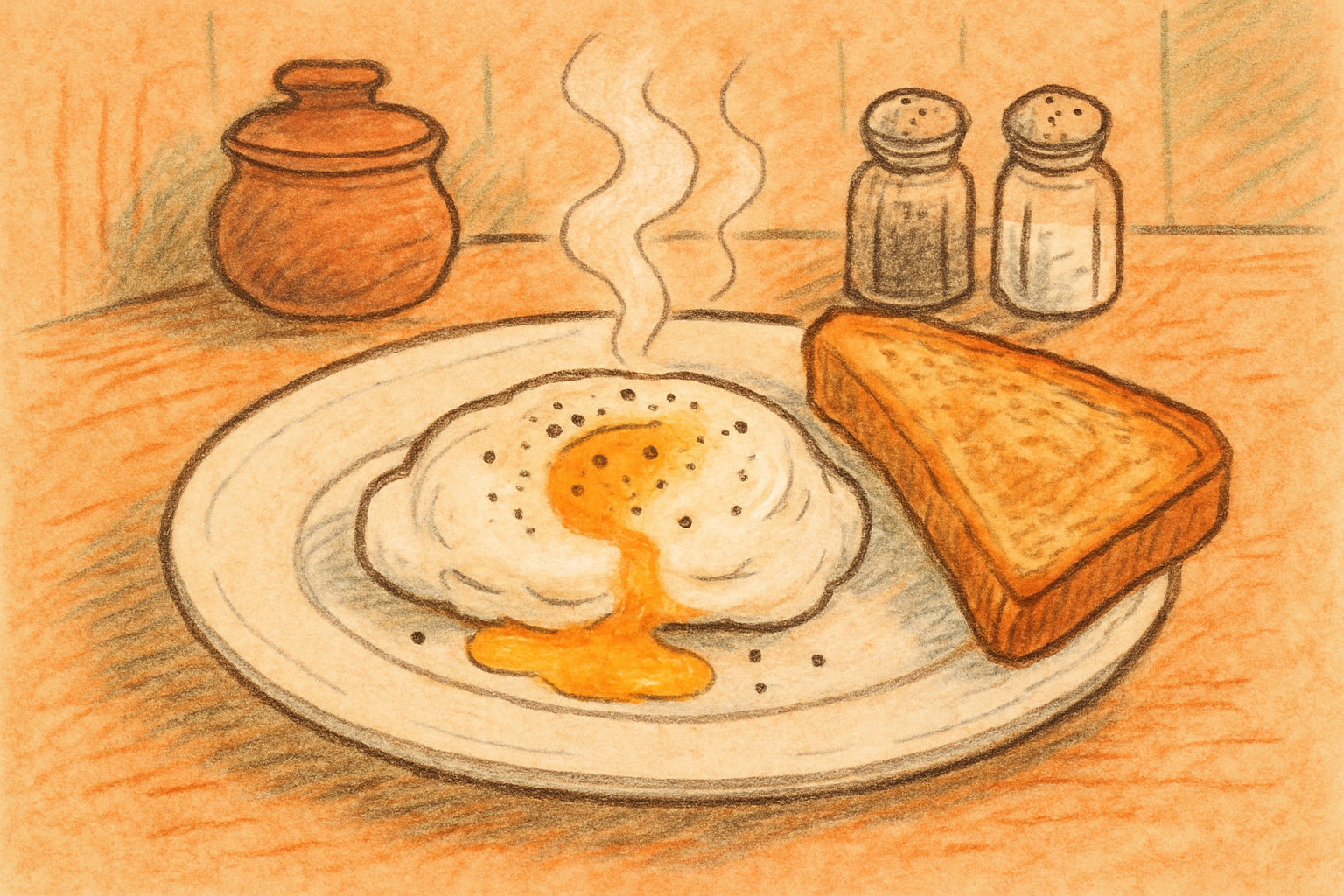 Poached egg nutrition facts — 62 kcal, 6g protein per egg