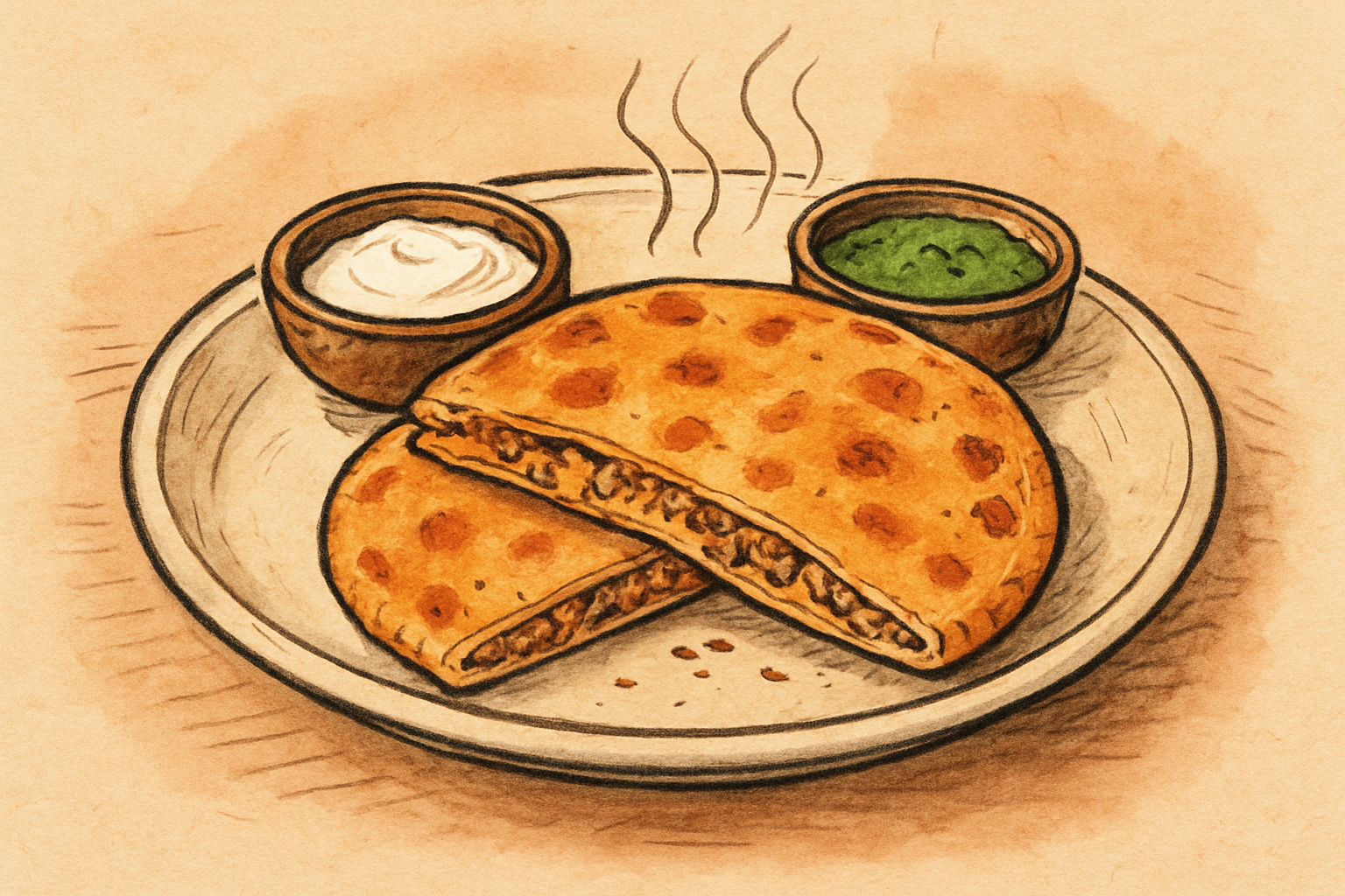 Radish parantha/paratha (Mooli ka parantha/paratha) — nutrition facts and gut health info